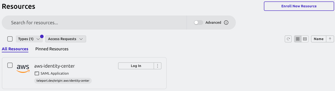 Connect to AWS SSO portal